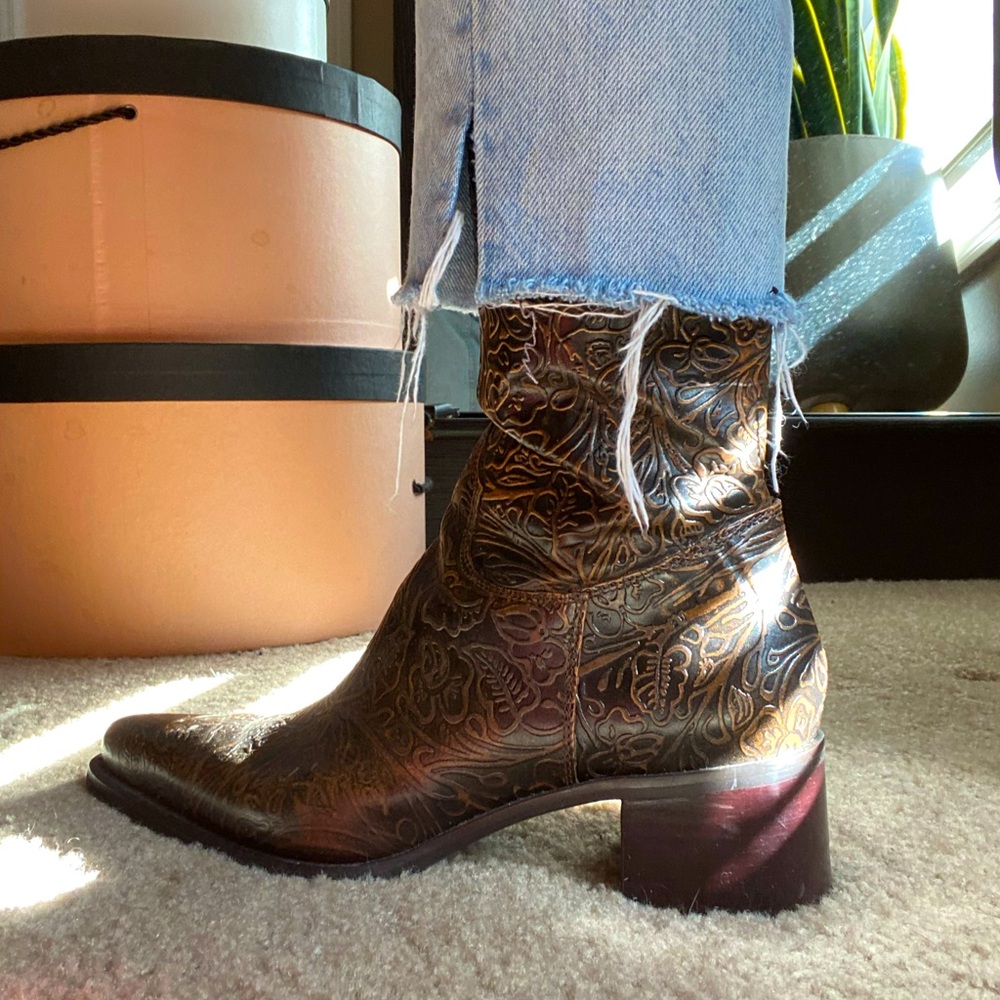 Franco Sarto Leather Boots